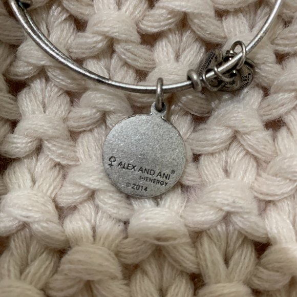 Alex and Ani - Silver Path of Life Charm Bangle Bracelet - Picture 3 of 3